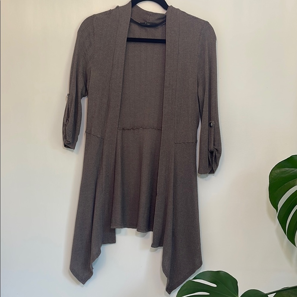 Light Brown Cardigan Sweater